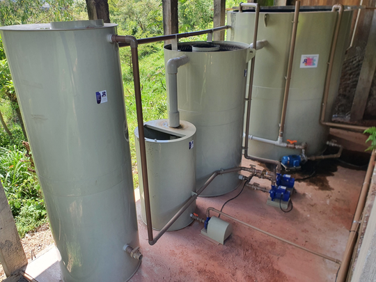 Estação tratamento de esgoto sanitário JR Ambiental